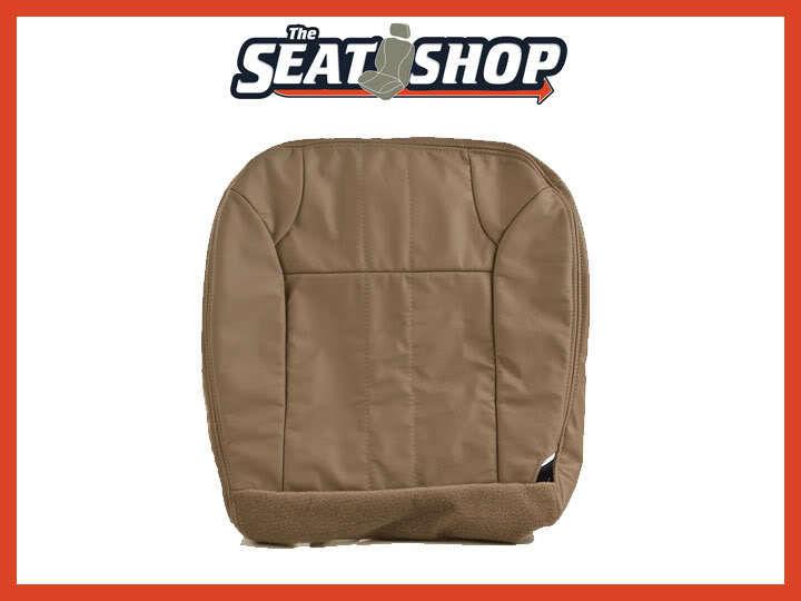 00 01 ford excursion xlt med parchment leather seat cover lh bottom