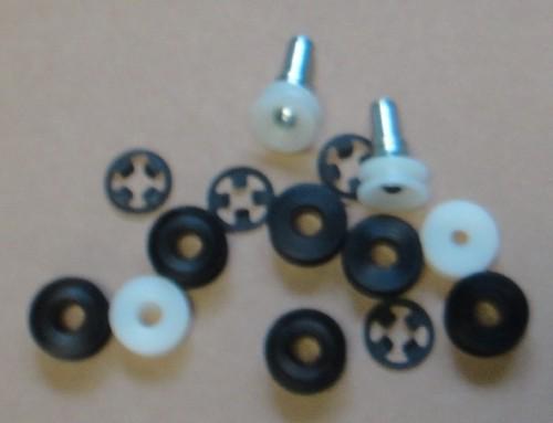 Mopar a-body quarter window hardware kit roller clips