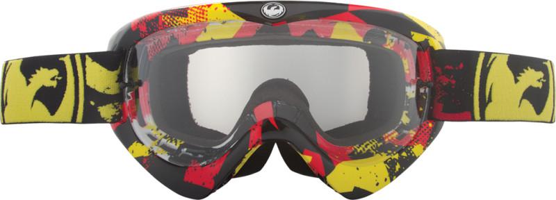 Dragon alliance mdx anti-fog goggles camo disrupt/clear lens