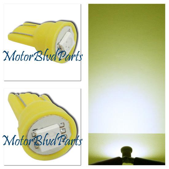 194 type universal replacement led bulbs yellow x2