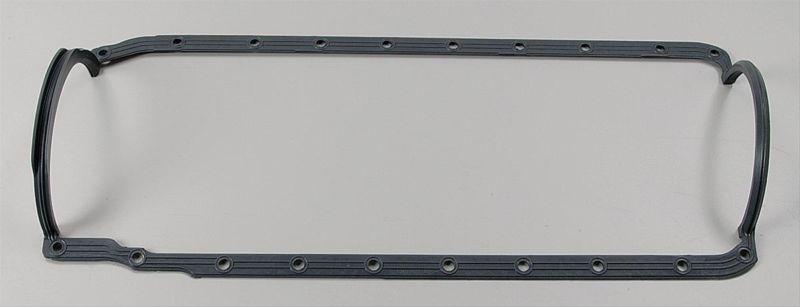 Felos34407r fel-pro oil pan gaskets 1-piece rubber/steel core chevy each -