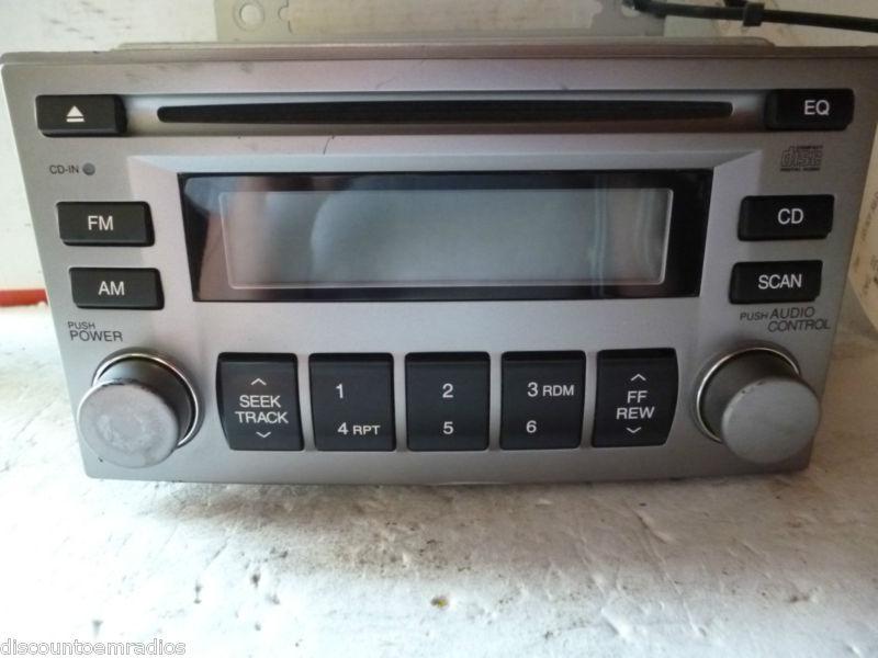 06-08 kia rio radio cd player 96100-1g485 silver factory *