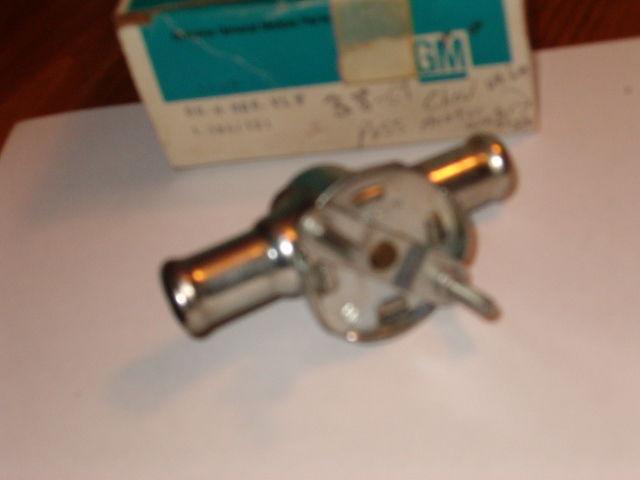 1938-69 chevy gmc heater water control valve assy gm delco 