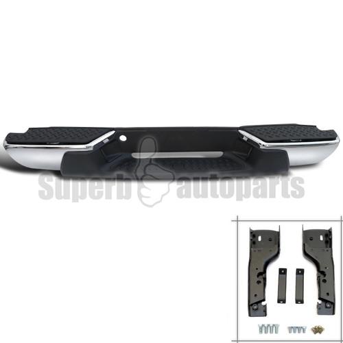 2008-2012 chevy colorado s/s rear bumper step w/ pad chrome gmc canyon