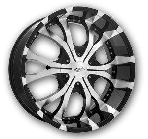 Bzo hummer 18x9.5 black machine 8x180 +0mm 125mm