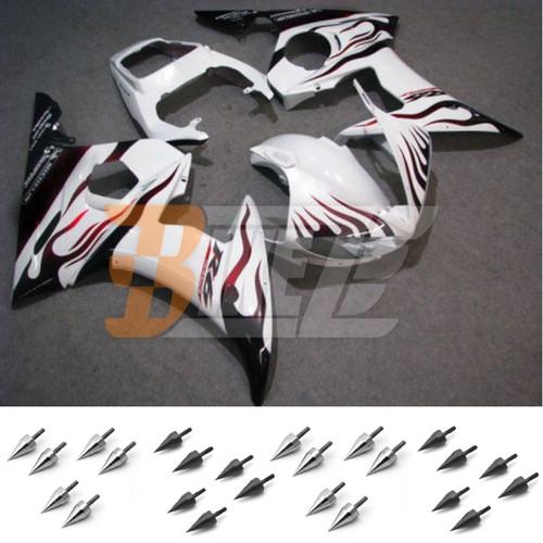 Free bolt kit! body frame fairing kit bodywork for yamaha yzf 600 r6 2003 pac