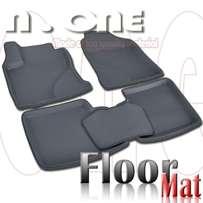 Customer fit rubber all weather black floor mat liner tray toyota corolla 03-08