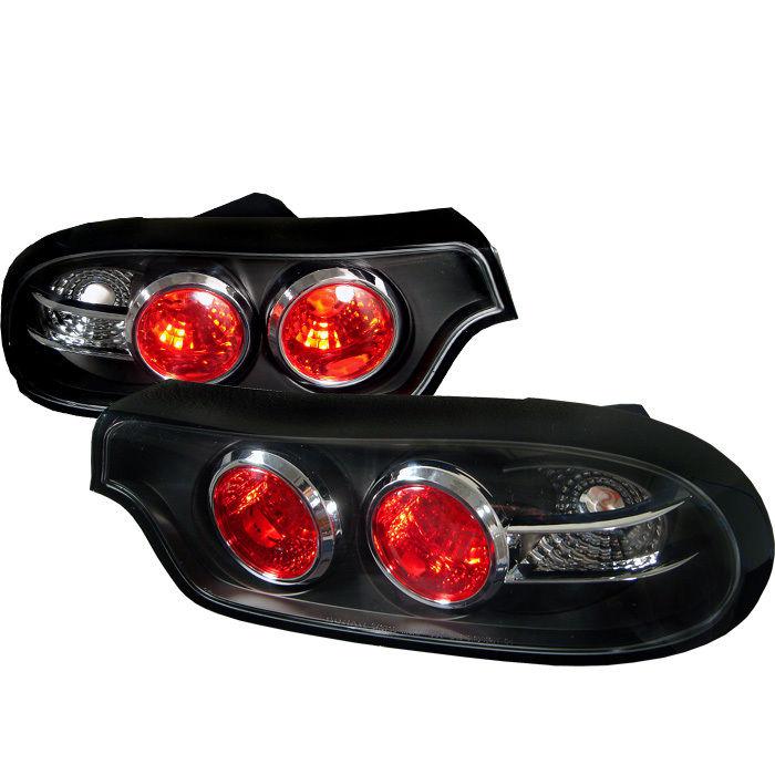 Spyder mazda rx7 93-01 euro style tail lights - black