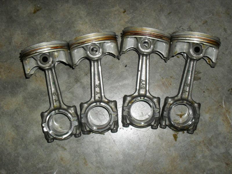 Yamaha yzf-r1 (4) pistons and connecting rods 06 2006 yzfr1 r1