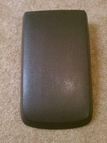 02-05 mountaineer explorer center console top arm rest lid pad - dark grey