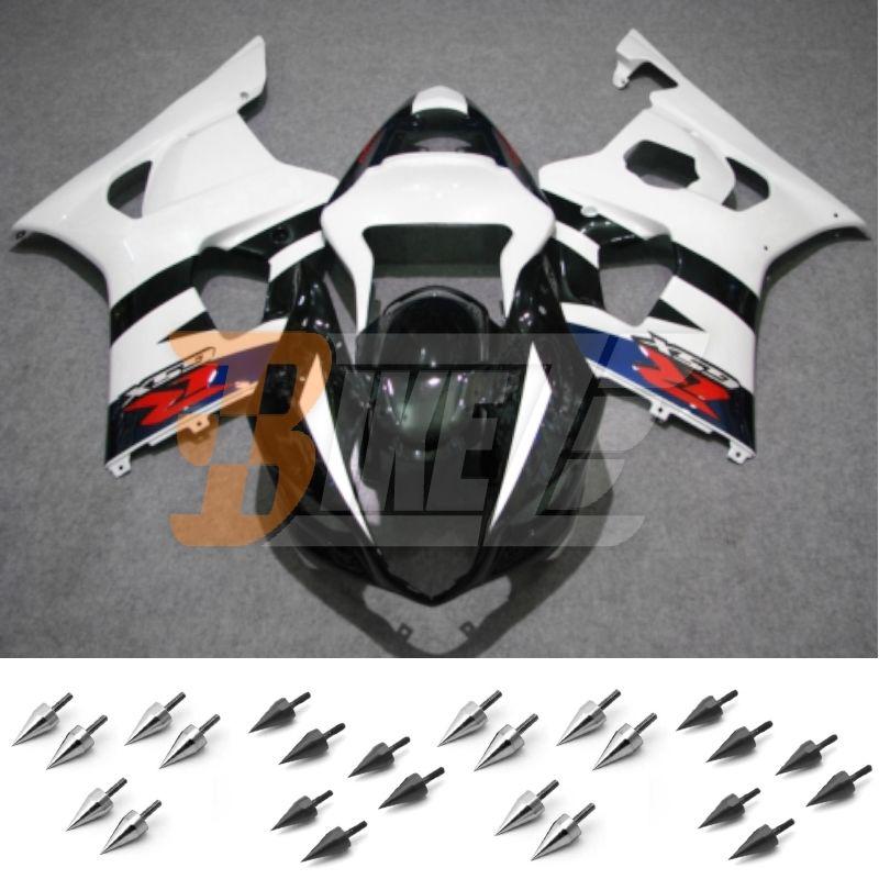 Bolt kit & injection fairing kit bodywork for suzuki gsx r 1000 k3 2003 2004 ad