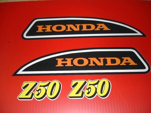 1973 honda z50 k4 mini trail tank and side panel decals