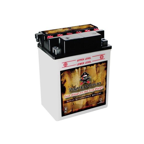 Yb14a-a2 atv battery for kawasaki kvf360 prairie 360cc 09