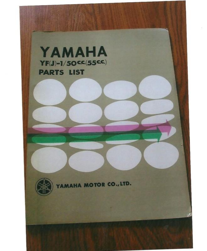 May 1964 yamaha motorcycle 50-cc  parts list catalogue