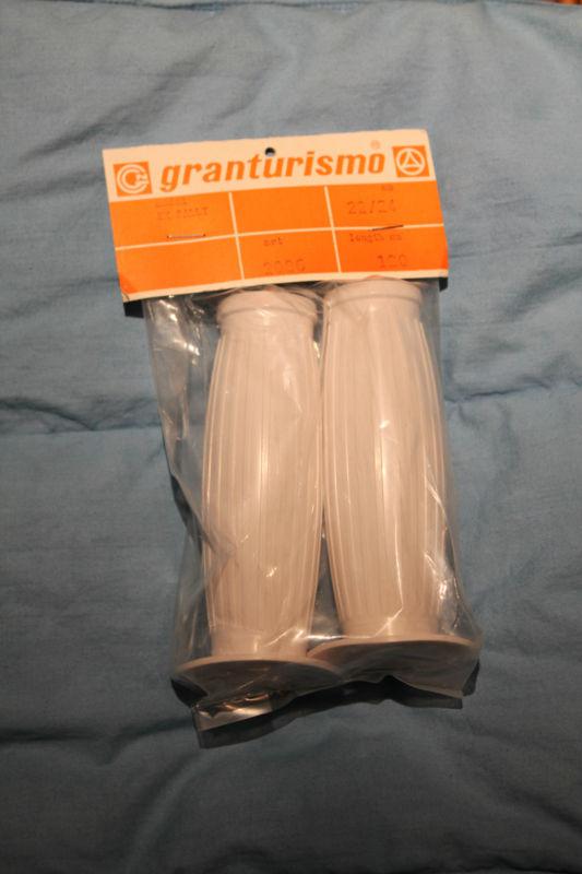 Granturismo ex rally grips 22/24 mm diameter length 120 mm nos white vespa