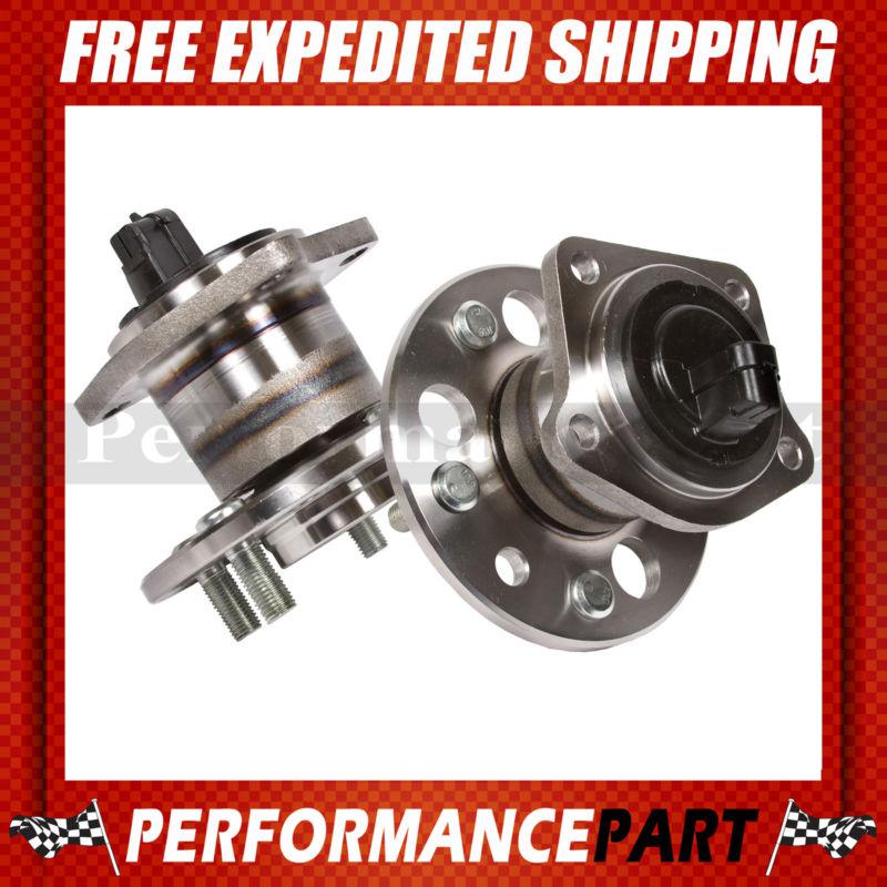 2 new gmb rear left and right wheel hub bearing assembly pair w/ abs 799-0245
