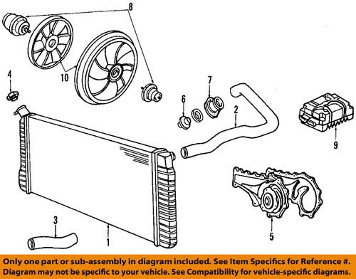 Gm oem 19210509 water pump/engine water pump