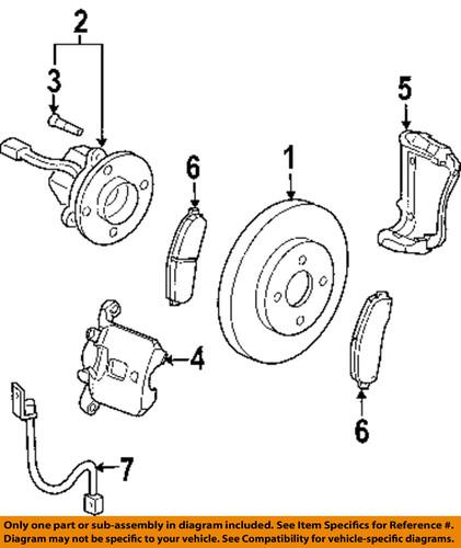 Gm oem 10366667 brake pad or shoe, front/disc brake pad