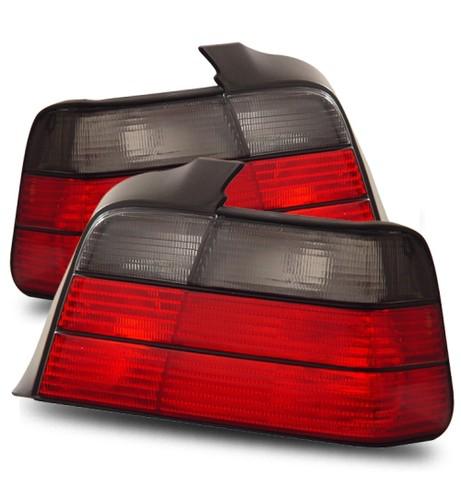 92-98 bmw e36 318/325 4 door saloon euro red smoke tail lights rear brake lamps