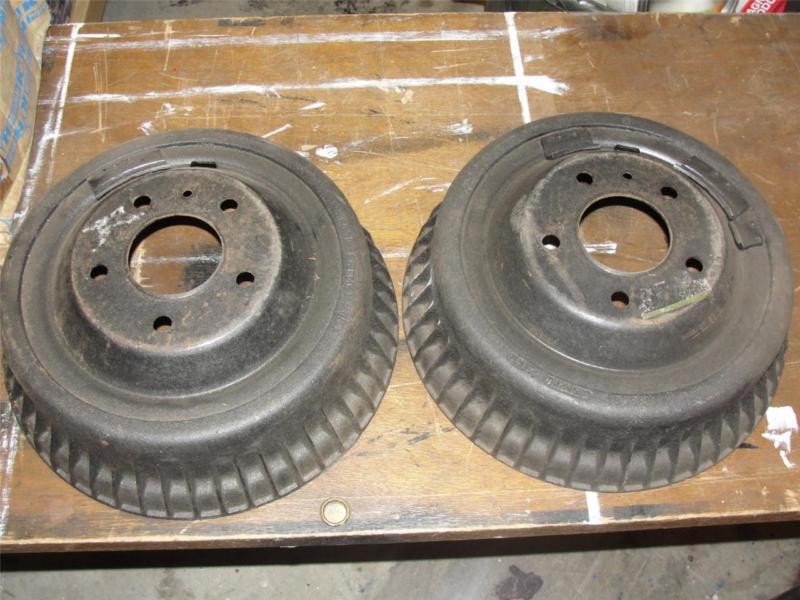 Nos set 1960 cadillac series 60, 62, 75 rear brake drums kelsey-hayes x-21006