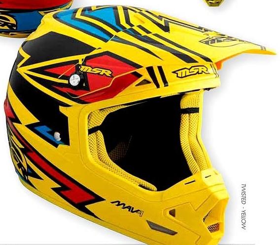 Msr mav-1 helmet twisted yellow xs, sm, md, lg, xl, 2xl