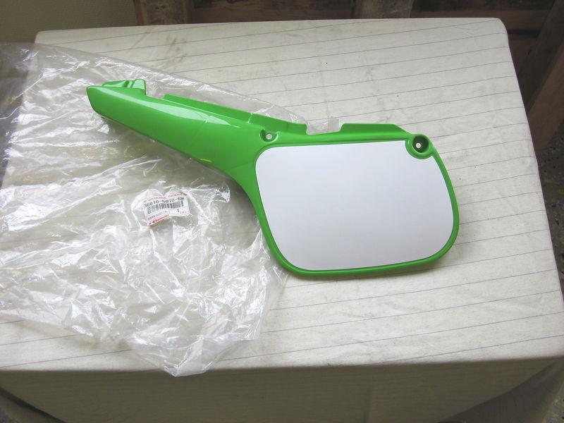 Kawasaki kx60 b6 b7 b8 b9 b10 b11 90-95 left side cover lh 36010-5070-6w nos