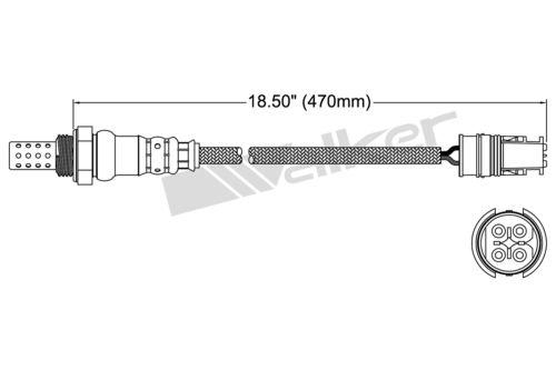 Walker products 250-24469 oxygen sensor