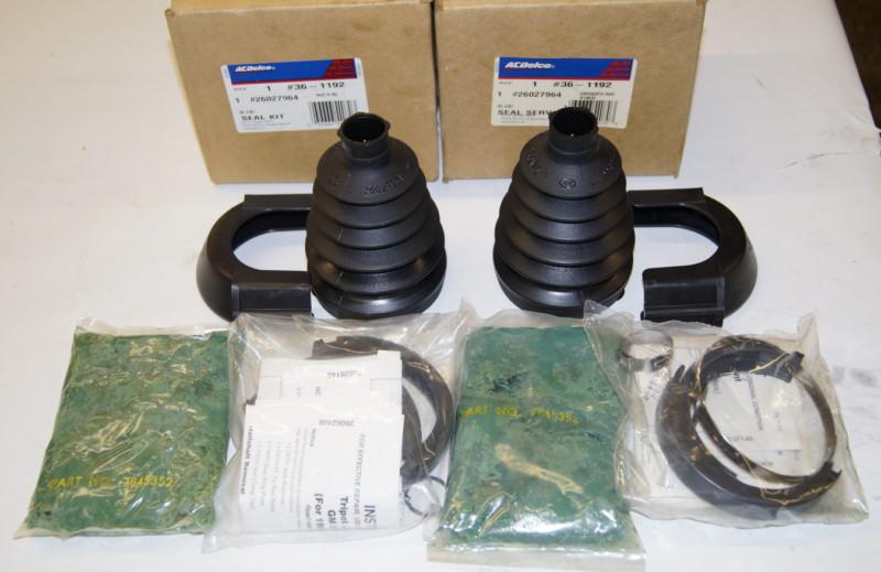 Set of 2 nos gm / acdelco 26027964 / 36-1192 fwd axle seal service kits