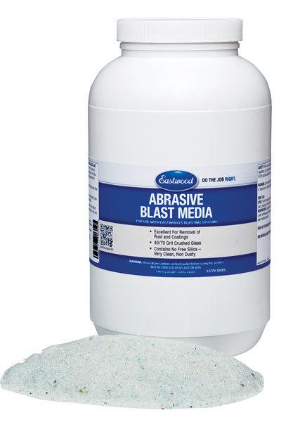 Abrasive blast blasting media 10lbs 40/70 crushed glass