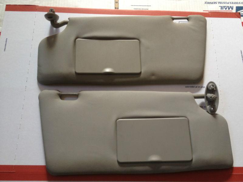 01 02 03 04 05 06 07 factory oem ford focus cloth sunvisors gray