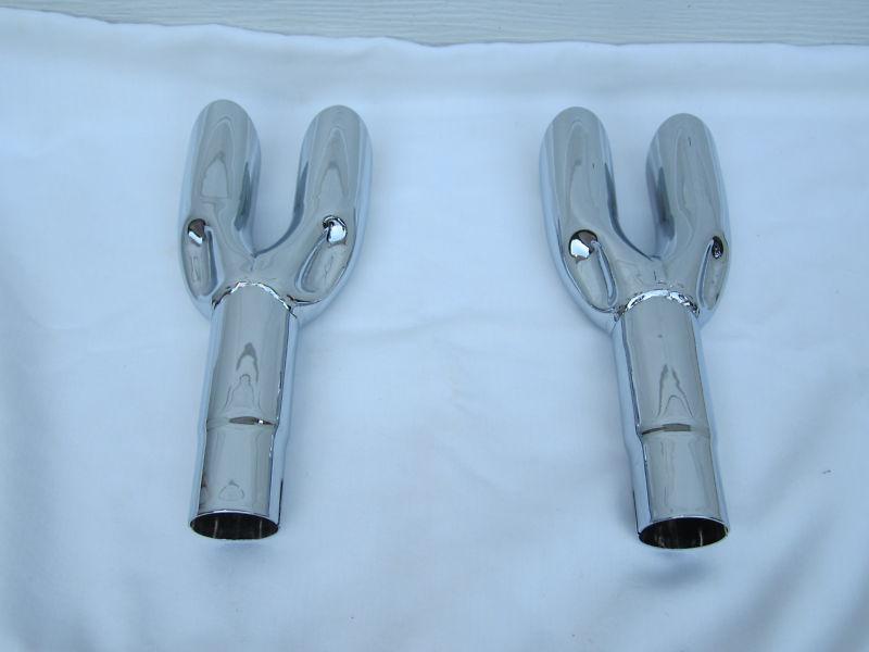 1967 1968 mustang new reproduction gt style exhaust extensions