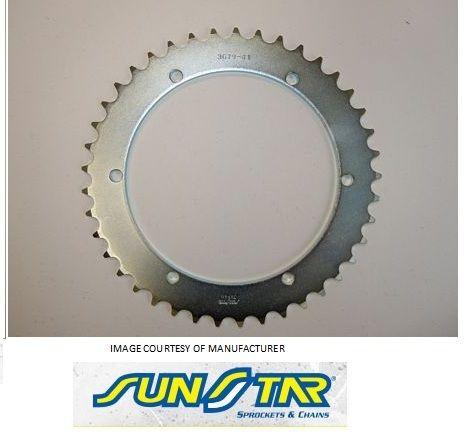 Sunstar 43t steel rear atv sprocket fits yamaha yfm raptor 660 r 2001-2005