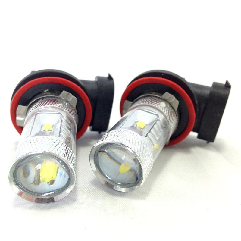 2 x h8 white 30w high power auto led headlight fog light  driving light bulbs