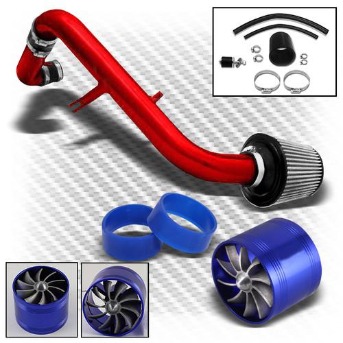 95-99 eclipse 2.0l n/t tornado cold air intake stainless filter induction red