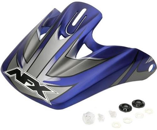 Afx fx-87 youth mx offroad replacement peak satin multi blue