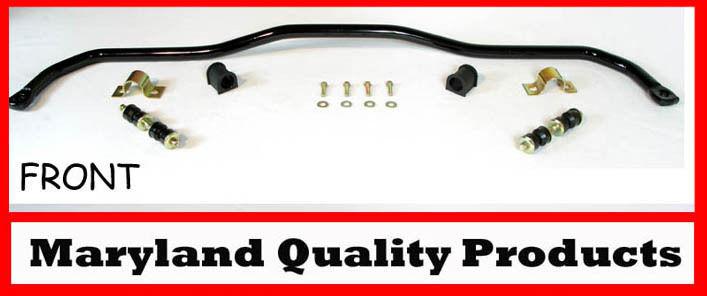 1963-1966  mustang falcon comet front anti sway bar kit solid 1" thick