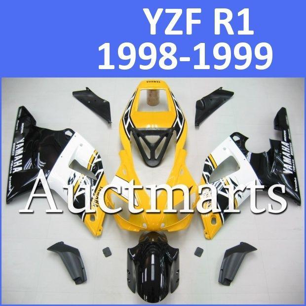 Fit yamaha yzf r1 98 99 yzfr1 1998 1999 1000 fairing kit bodywork d11 a3