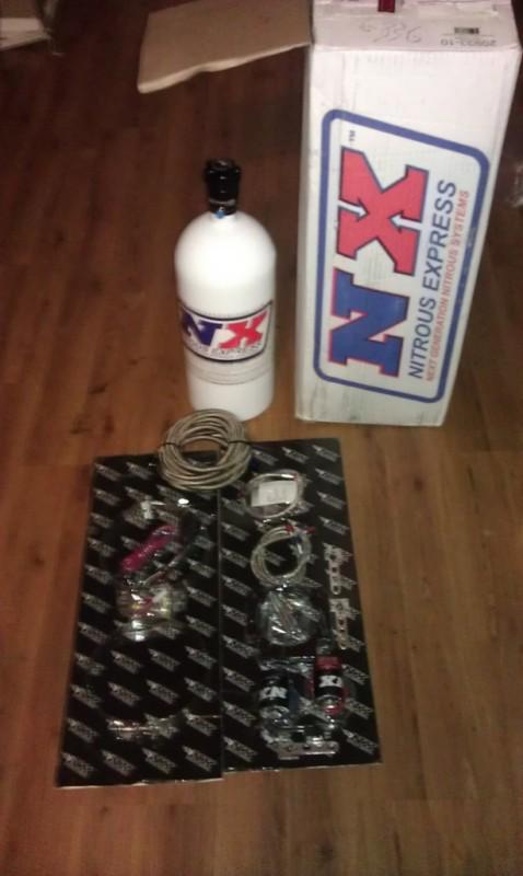 Nitrous express ls1 ls2 ls3 ls7 102mm plate system w/ 10lb bottle