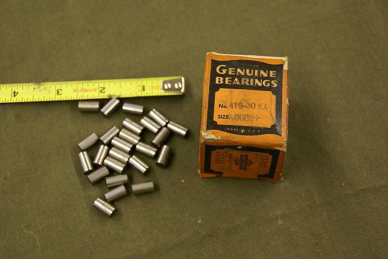 Antique harley j jd vl ul wl nos main bearings oversize .0008