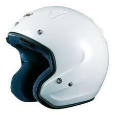 Arai classic/m glacier white 3/4 open face motorcycle helmet honda goldwing med