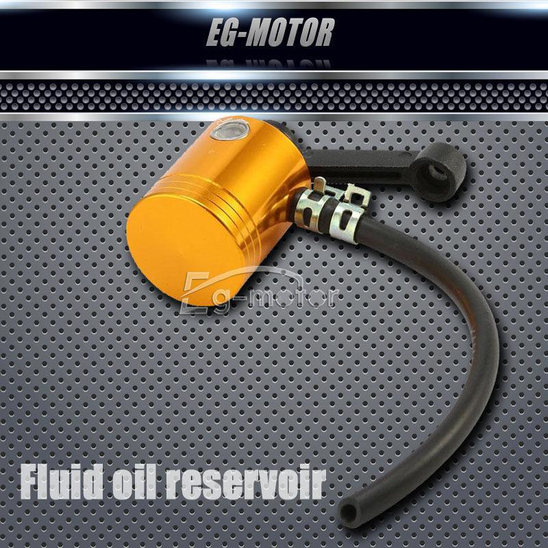 Motorcycle brake clutch oil fluid reservoir front for honda kawasaki suzuki gold