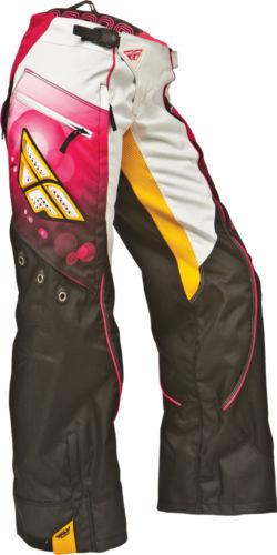 Fly racing kinetic womens over boot race pants pink/orange 17/18 367-63812