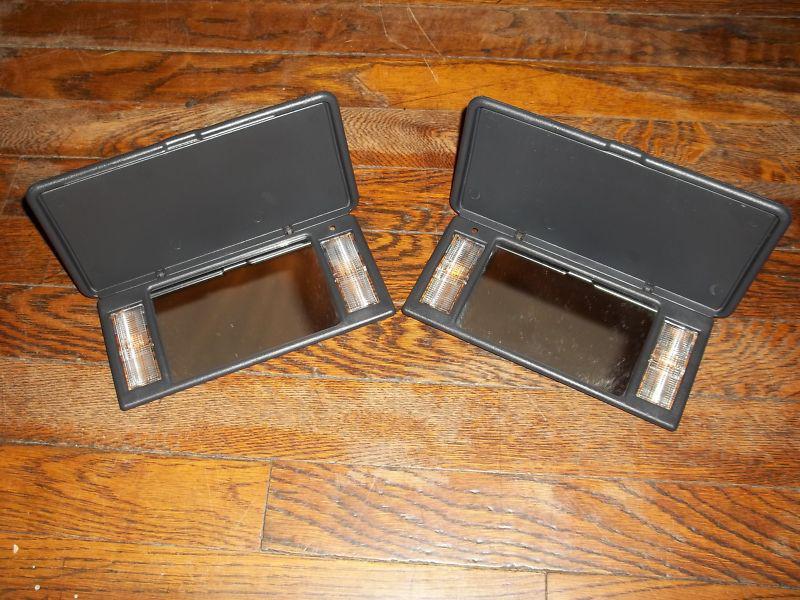 95-04 s10 truck chevy blazer gmc jimmy deluxe sun visor replacement mirrors 98