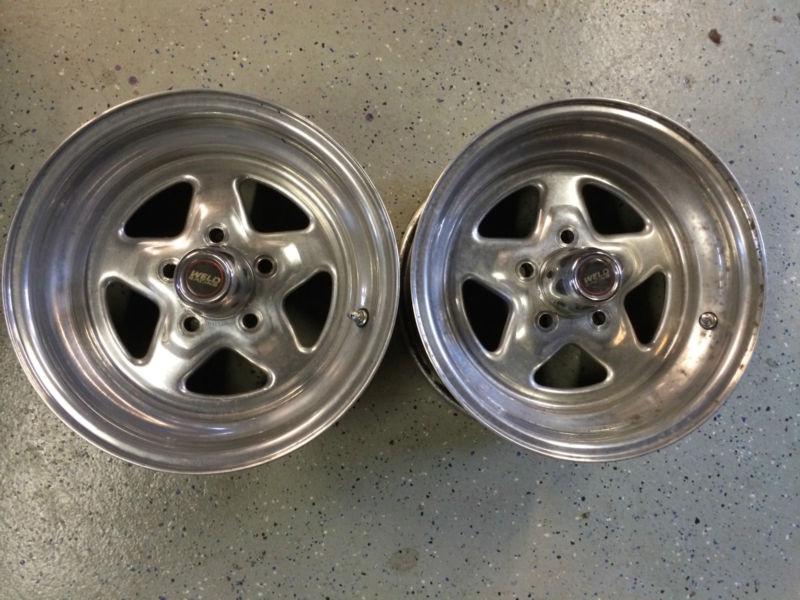 Weld racing prostar 15 x 8 wheels (pr)