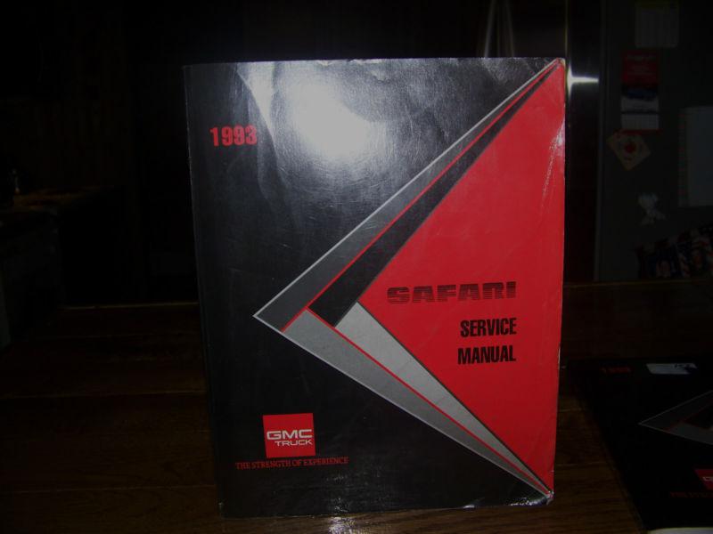 1993 gmc safari service manual supplement