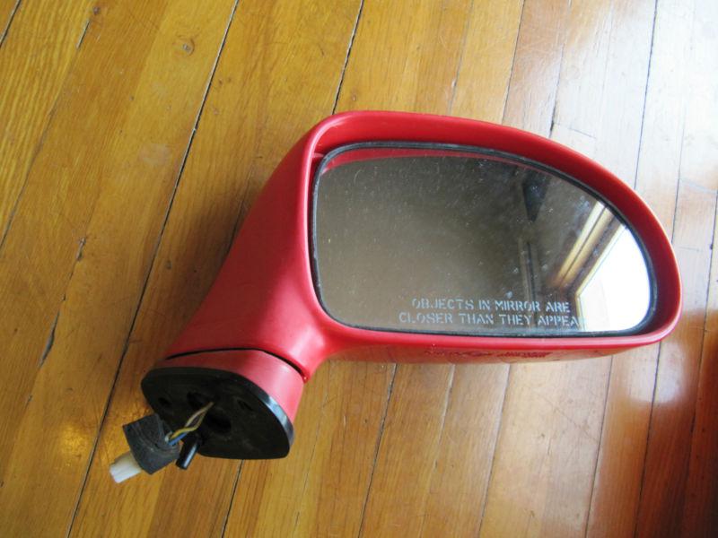 Dodge stealth mitsubishi 3000gt oem red passenger side view right mirror