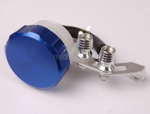 Blue brake fluid reservoir fit for cbr yamaha suzuki kawasaki us ship 2x799-3