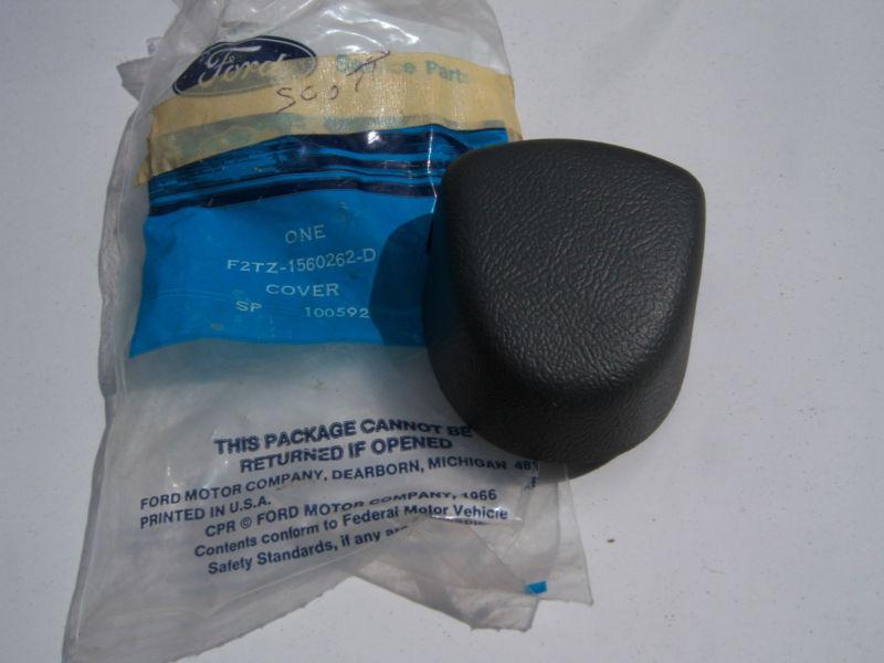 Nos 1992-1996 ford f150 f250 bronco grey seat belt mount cover #f2tz-1560262-d