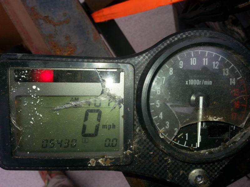 2004 honda cbr600f4i speedometer gauges