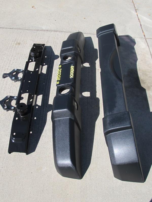 Jeep front & rear bumper set part #1bd27rxfad & #1bd22rxfac